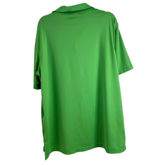 Peter Millar Summer Comfort Green Polo Shirt Gasparilla Club Logo Pirate Mens L - Picture 2 of 7